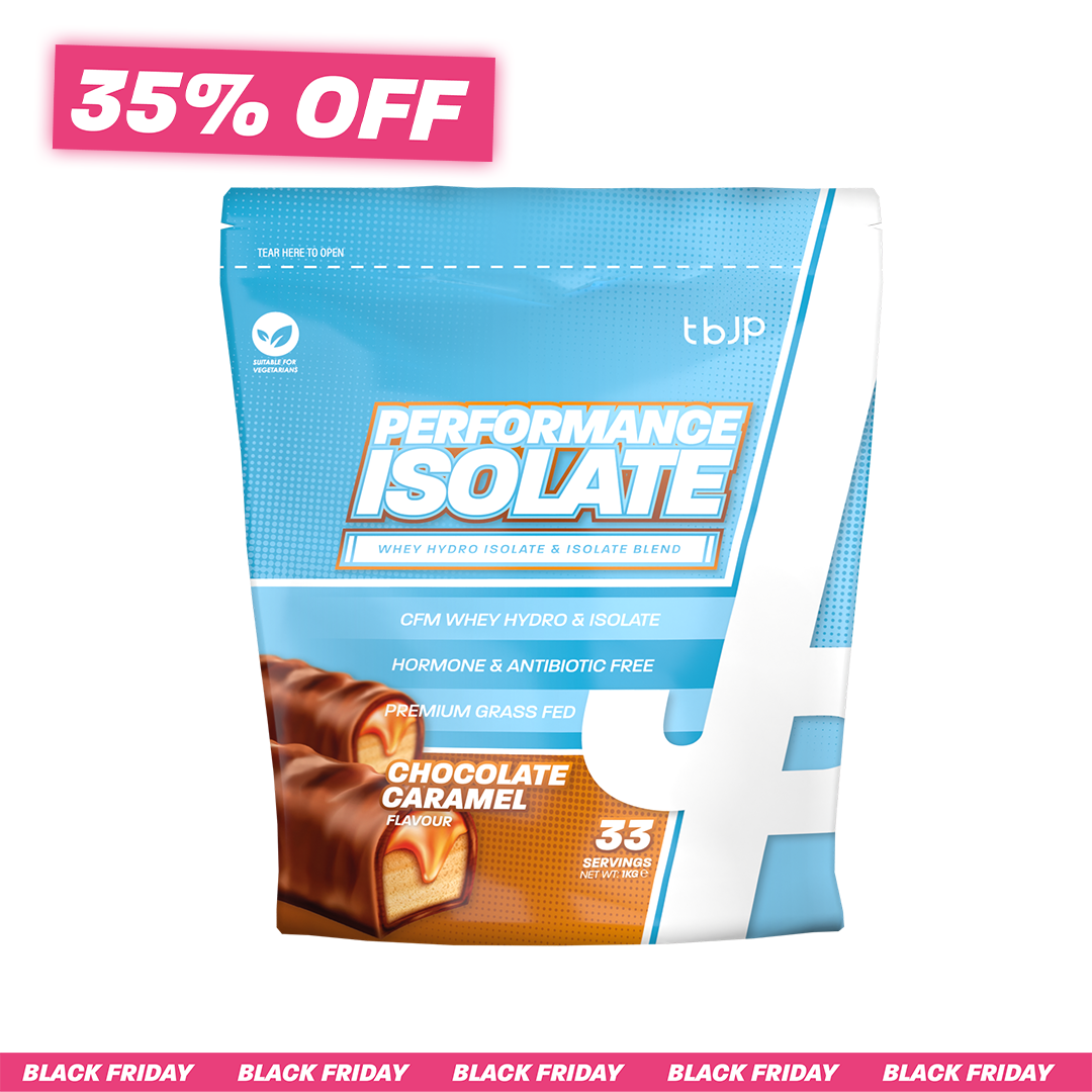 Trained by JP Performance Isolate tri blend - Banana Caramel (1kg)