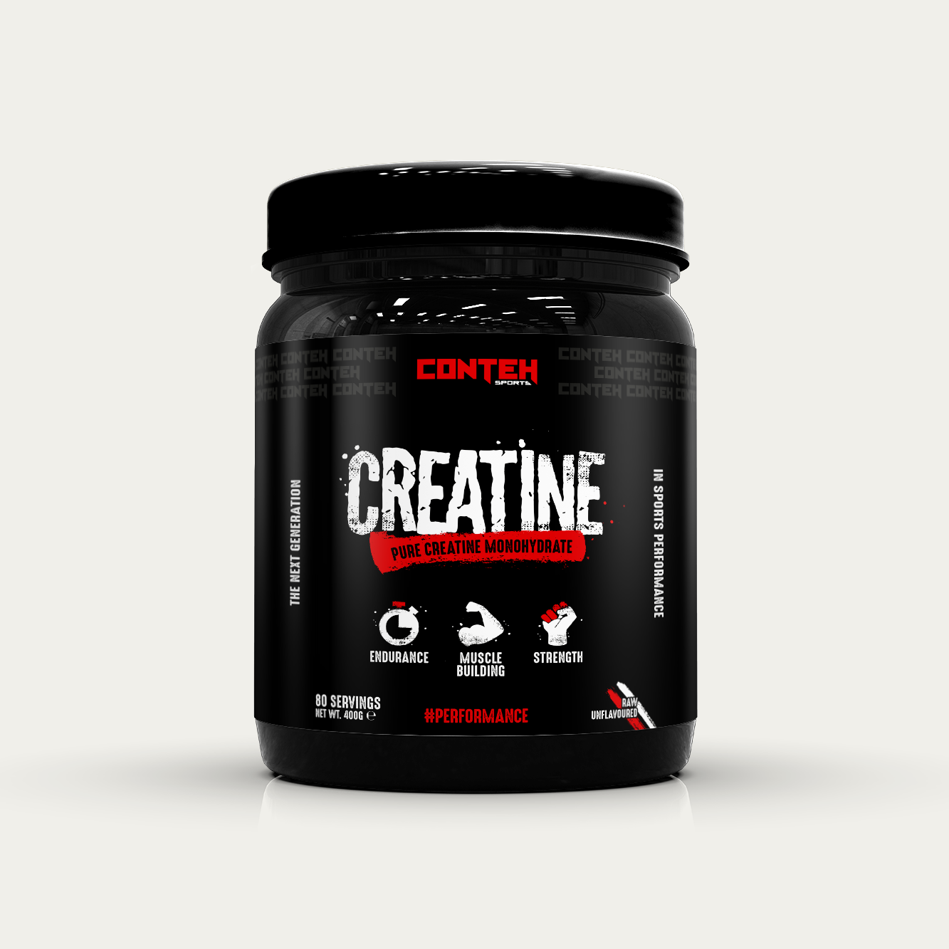 Conteh Sports Creatine Monohydrate - Unflavoured (400g)