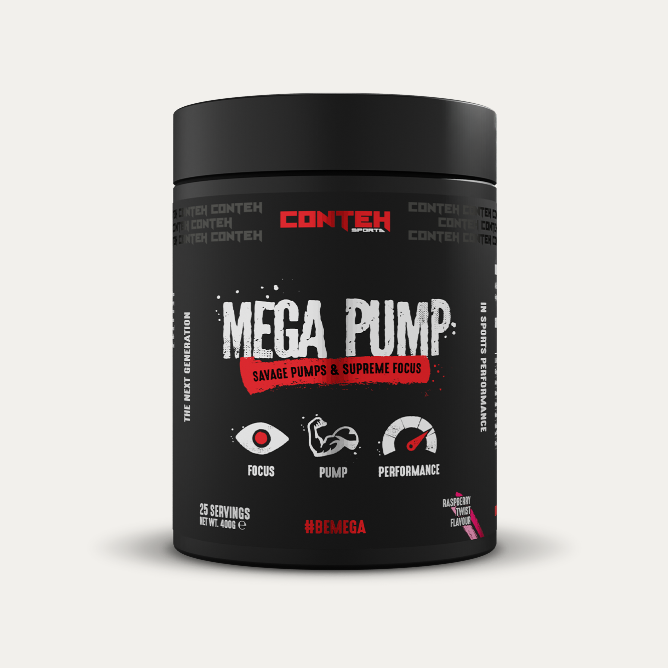 Conteh Sports Mega Pump Pre-Workout - Devils Sangria (400g)