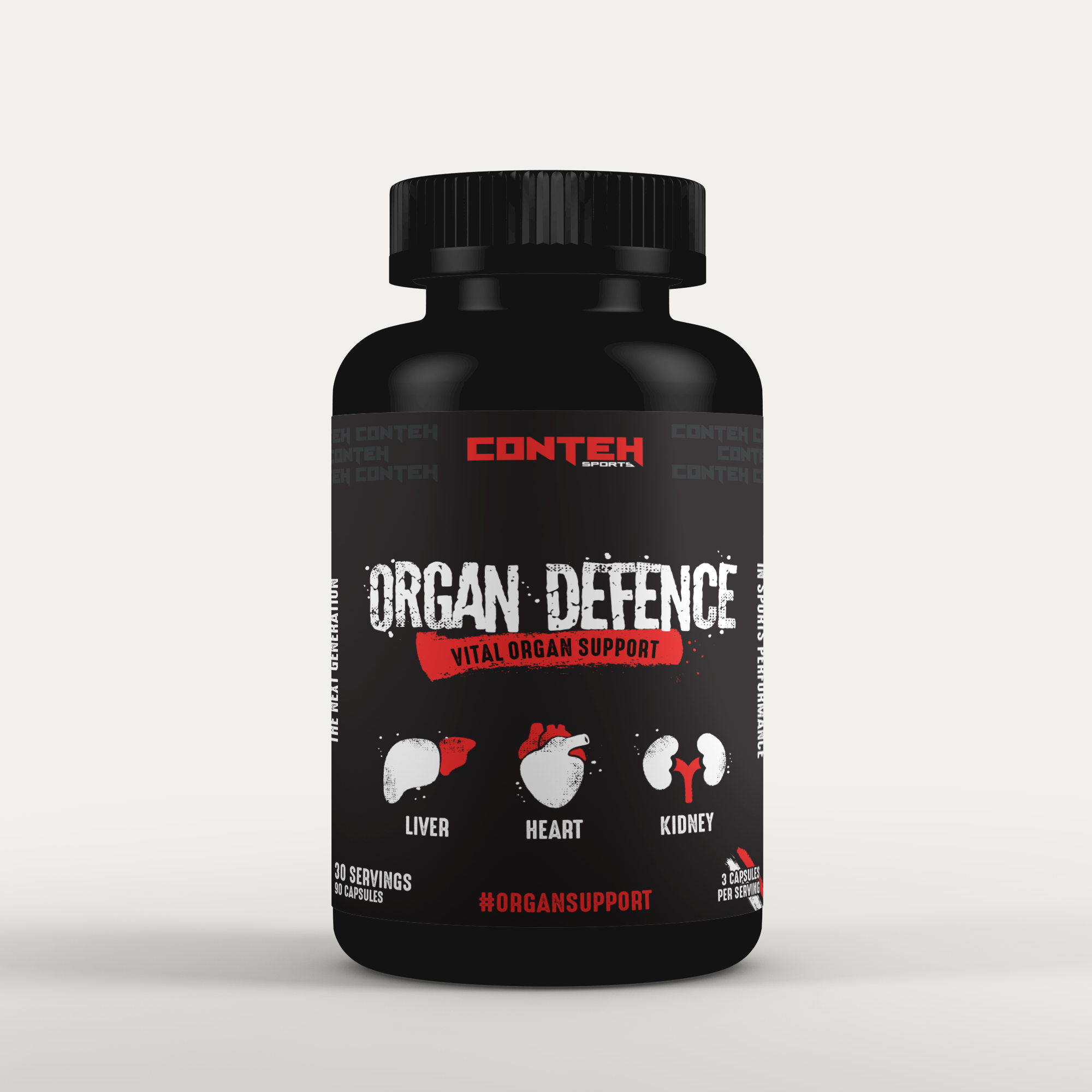 Conteh Sports Organ Defence - Vital Organ Support - Unflavoured (90 Capsules)