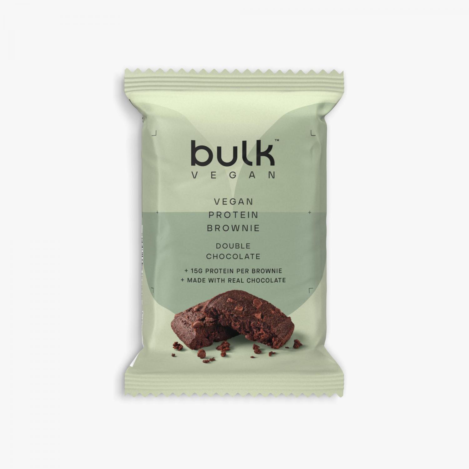 Bulk Vegan Protein Brownie - Double Chocolate Brownie (1 Brownie)