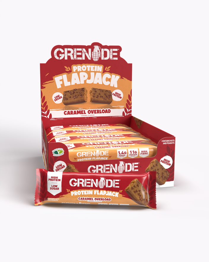 Grenade Protein Flapjack - Caramel Overload (12 Flapjacks)