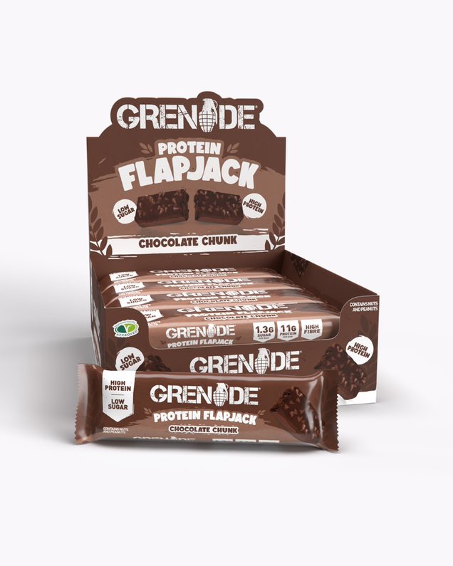 Grenade Protein Flapjack - Chocolate Chunk (12 Flapjacks)