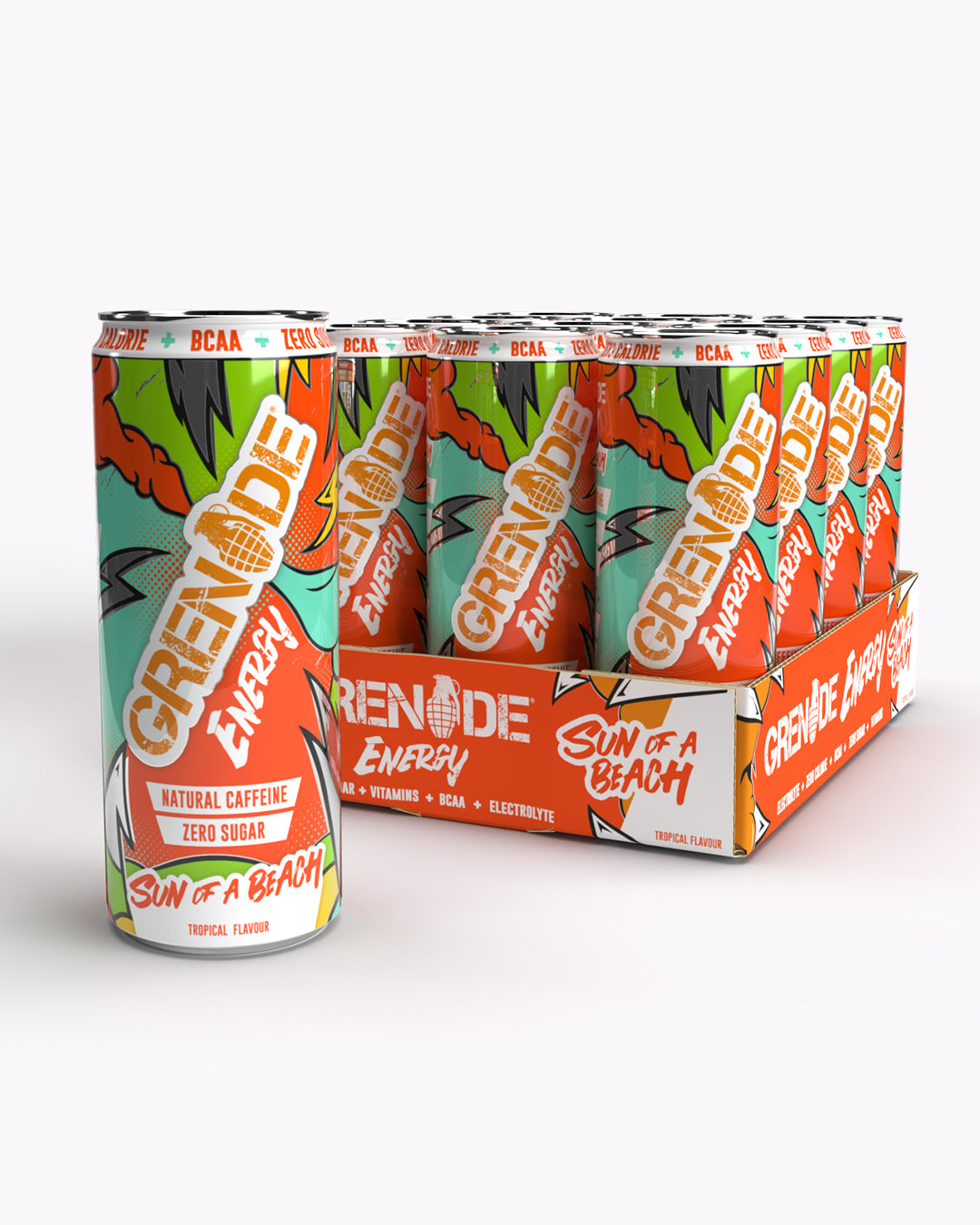 Grenade Energy Drink - Sun of a Beach (12 Drinks)