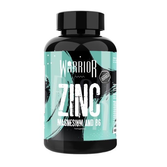 Warrior Zinc Magnesium and B6 - Unflavoured (60 Tablets)