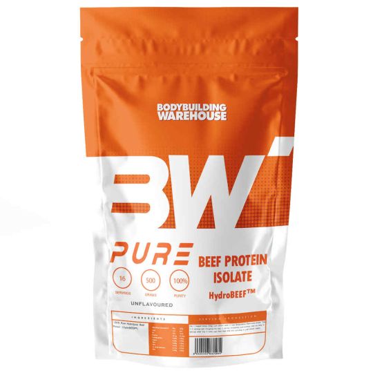 BodyBuilding Warehouse Pure Beef Protein Isolate 97 - Unflavoured (2kg)