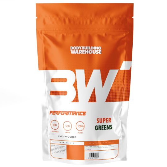 BodyBuilding Warehouse Performance Super Greens - Unflavoured (500g)