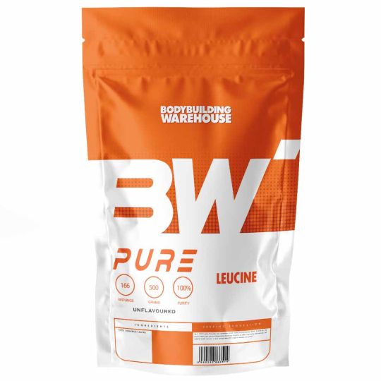 BodyBuilding Warehouse Pure Instantised Leucine Powder - Unflavoured (500g)