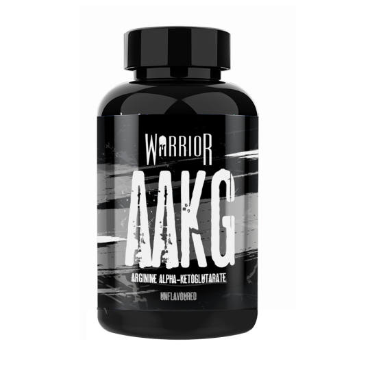 Warrior Arginine Alpha-Ketoglutarate (AAKG) 500mg - Unflavoured (180 Capsules)