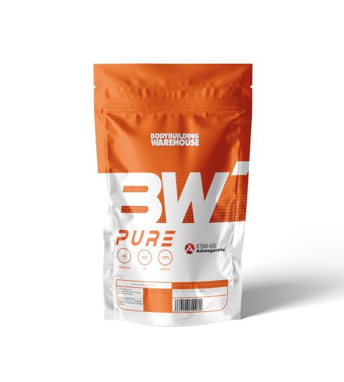 BodyBuilding Warehouse Pure KSM-66® Ashwagandha - Unflavoured (120 Capsules)