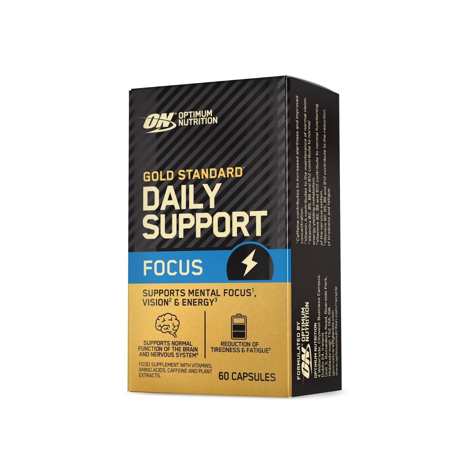 Optimum Nutrition Daily Support Focus - Unflavoured (60 Capsules)