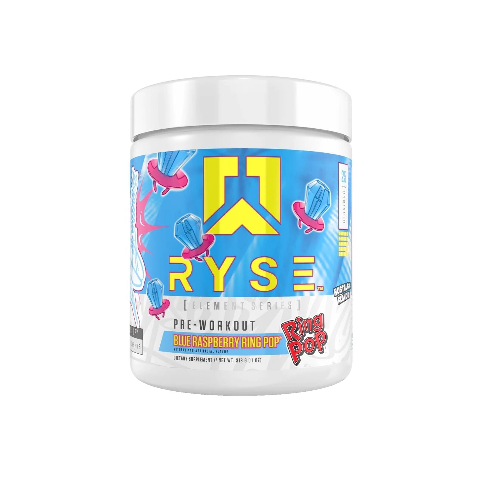 Ryse Element Pre Workout - Blue Raspberry Ring Pop (1 Servings)