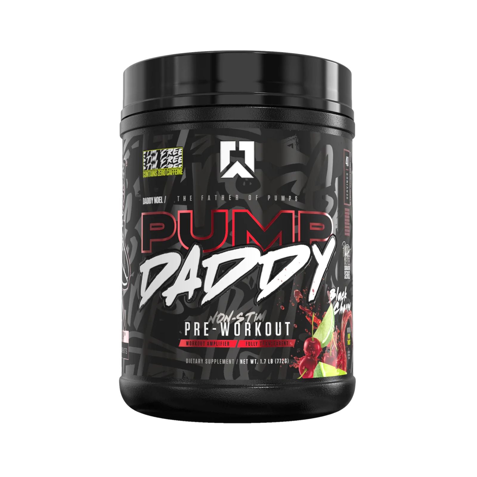 Ryse Pump Daddy Pre Workout - Black Cherry (25 Servings)