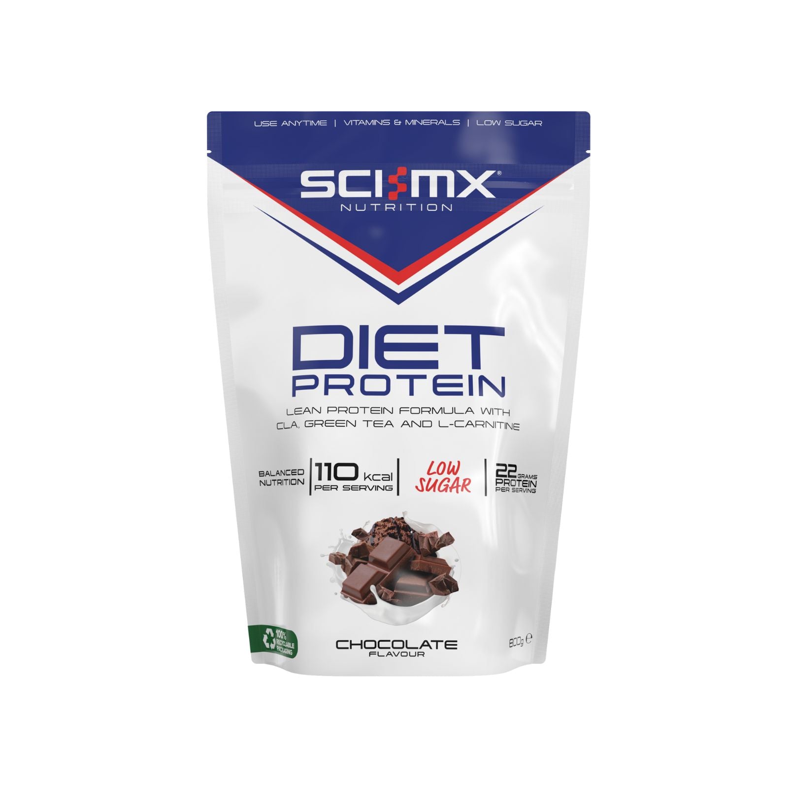 Sci-MX Diet Protein - Chocolate (800g)