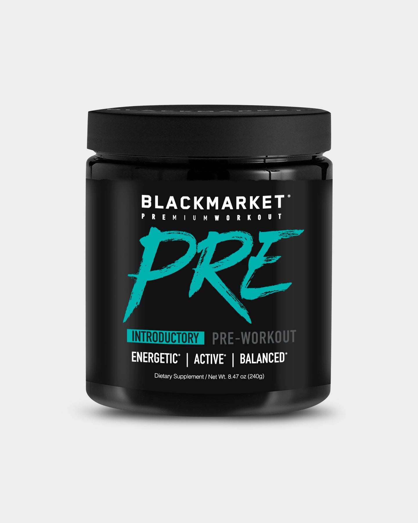 Blackmarket PRE Pre Workout - Blue Razz (30 Servings)