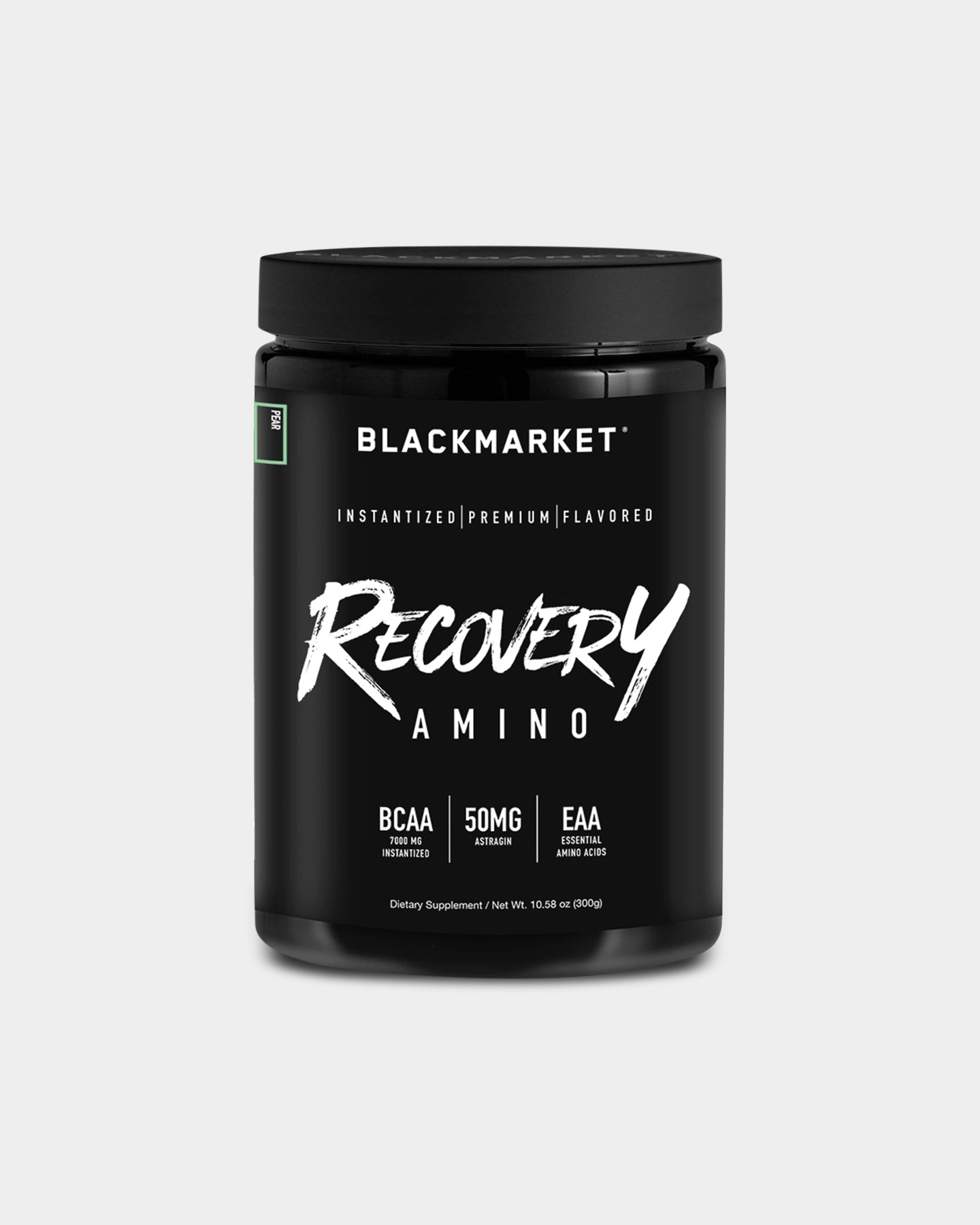 Blackmarket Recovery Amino BCAAs - Cucumber Lemon (30 Servings)