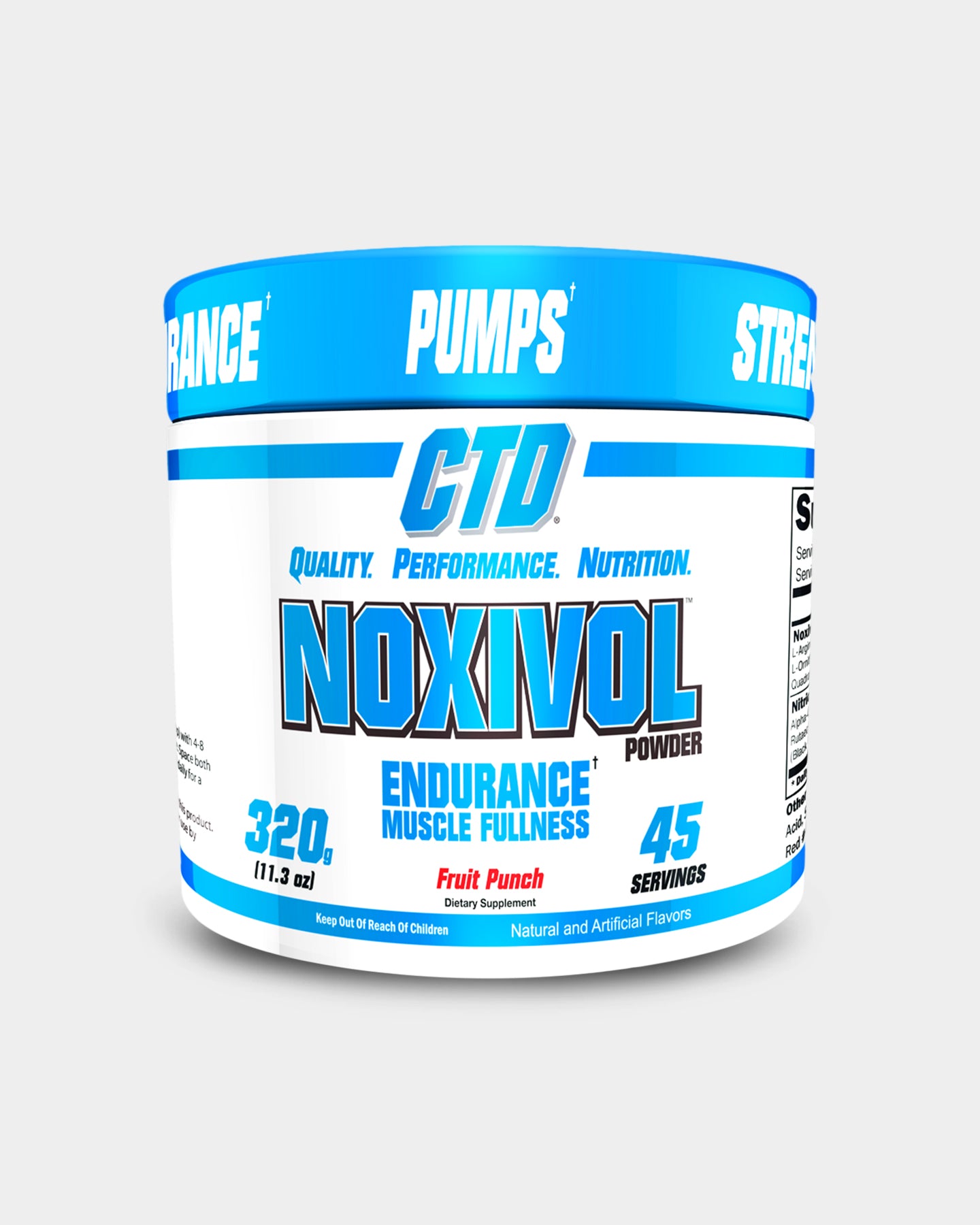 CTD Sports Noxivol Powder - Unflavoured (45 Servings)