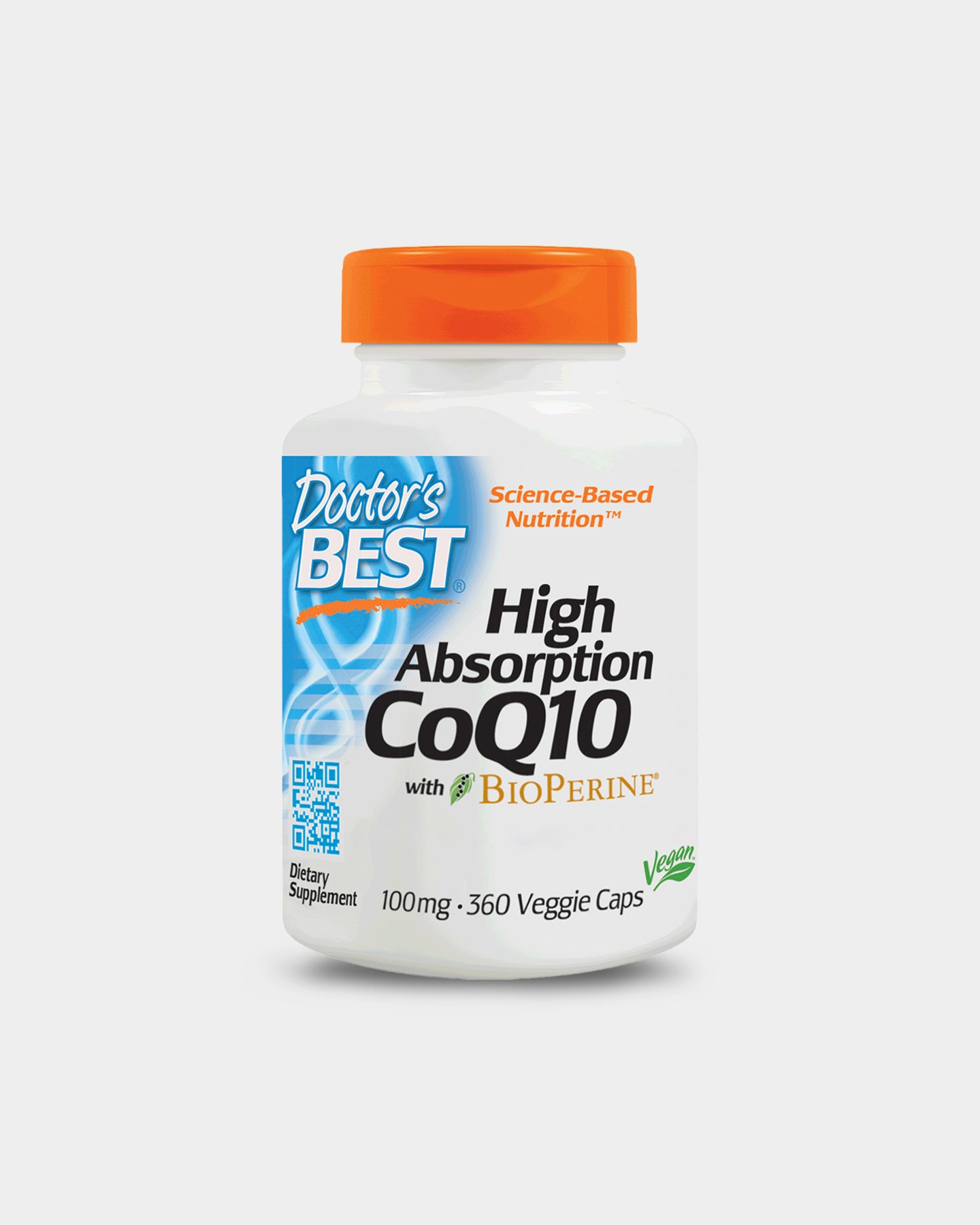 Doctor's Best High Absorption CoQ10 - Unflavored (120 VCaps)