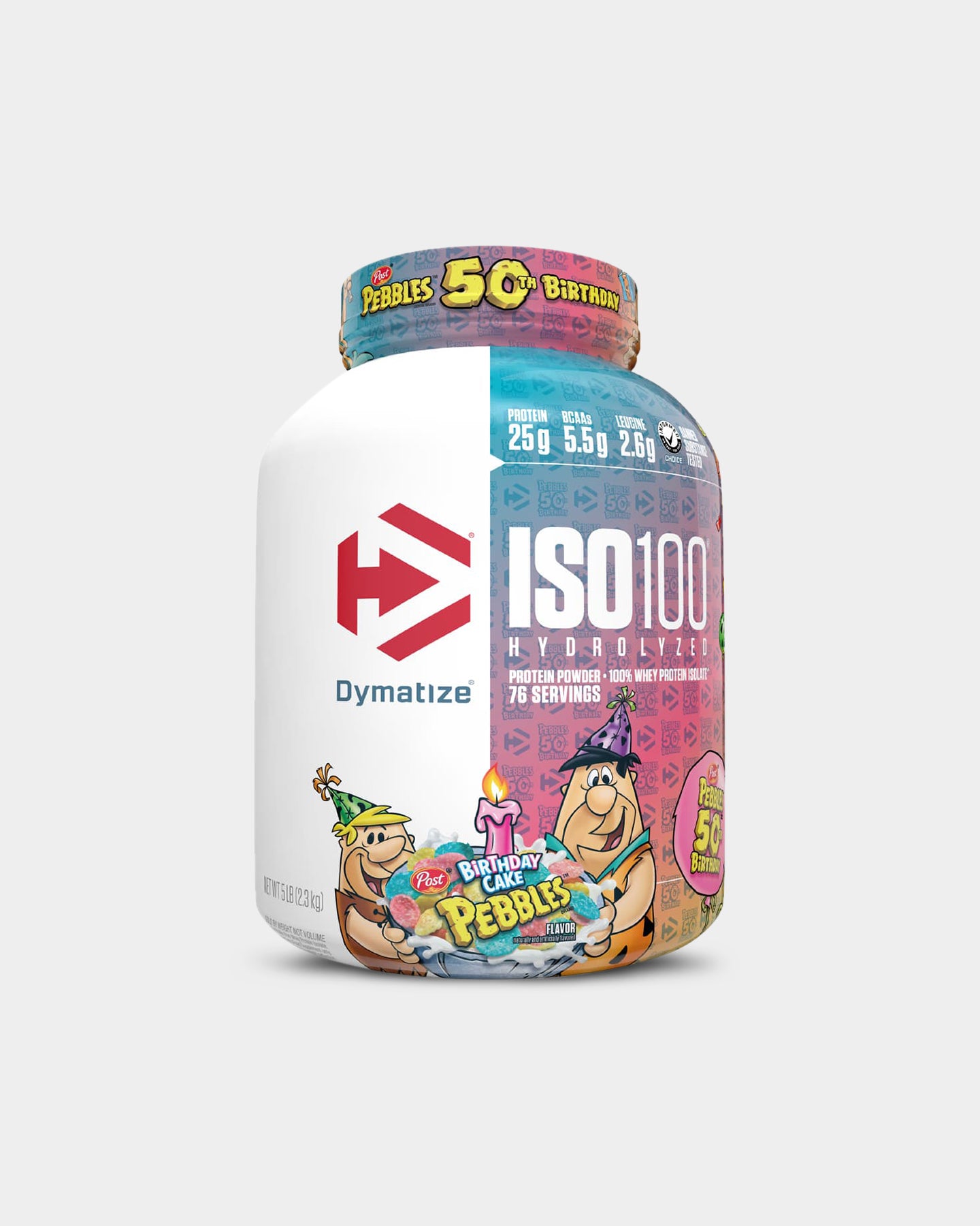 Dymatize ISO100 Hydrolyzed Whey Protein Isolate - Birthday Cake Pebbles (2.2kg)