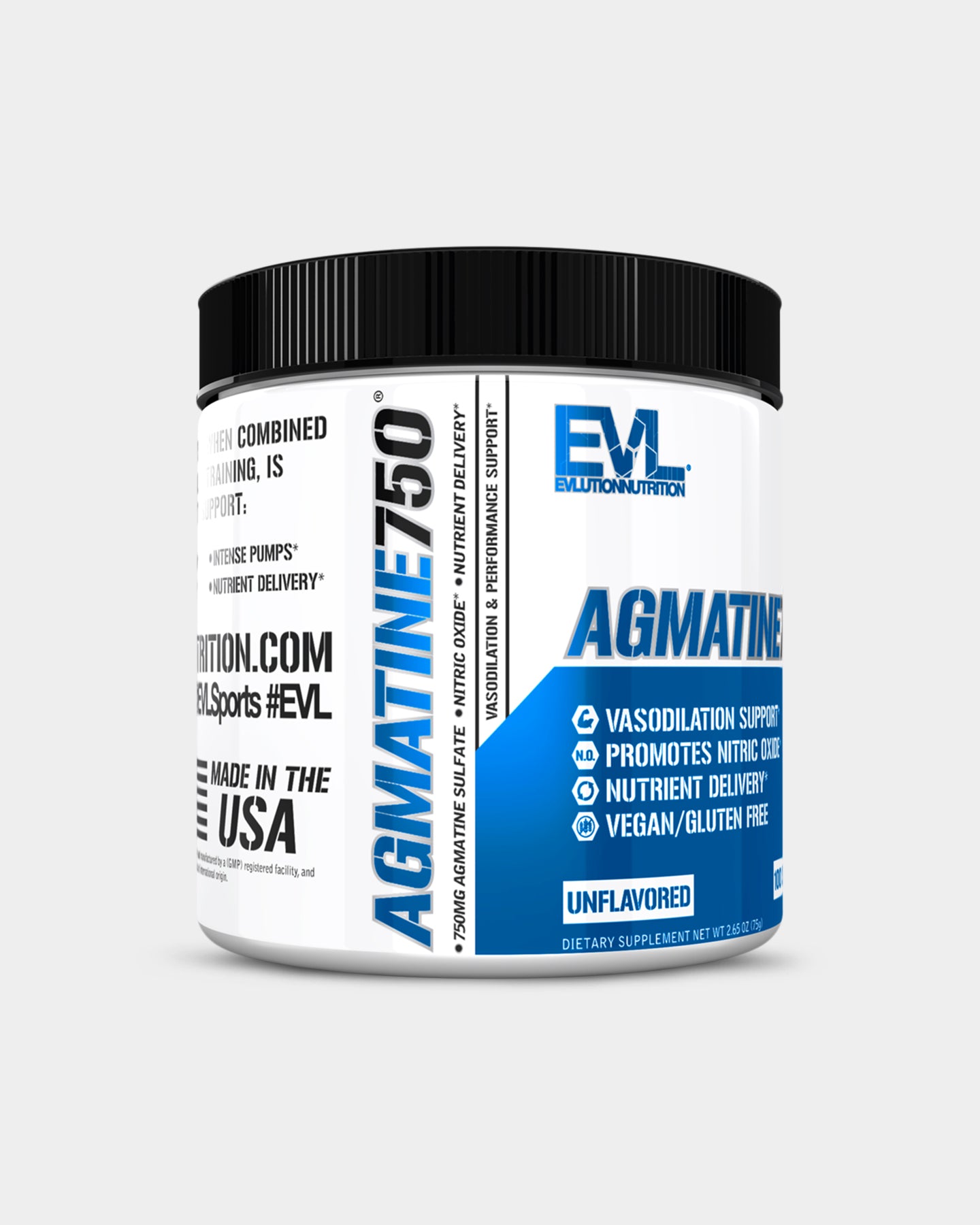 EVLUTION NUTRITION Agmatine750 - Unflavoured (100 Servings)