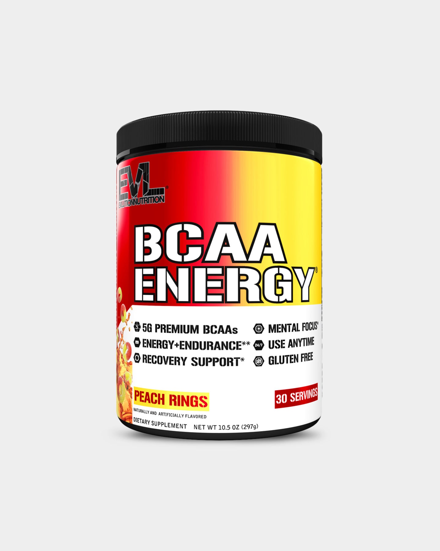 EVLUTION NUTRITION BCAA ENERGY AMINO ACIDS - Blue Raz (30 Servings)