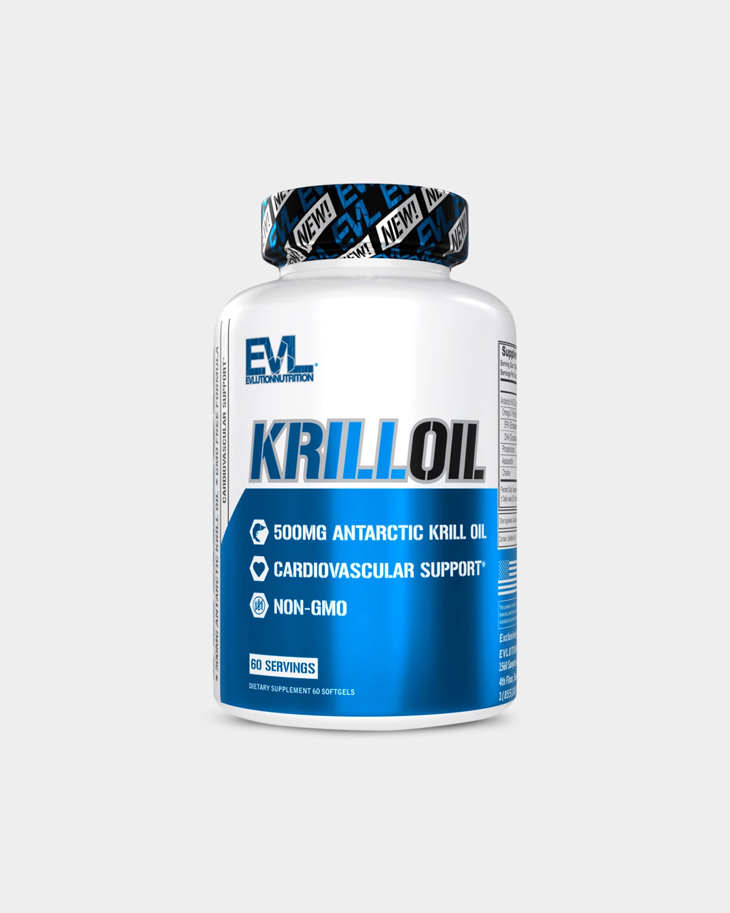 EVLUTION NUTRITION Krill Oil - Unflavoured (60 Servings)