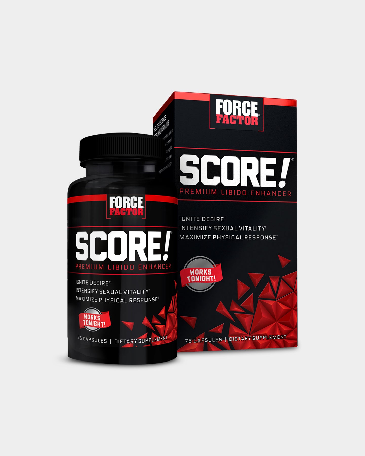 Force Factor SCORE! Libido Enhancer - Unflavoured (76 Capsules)