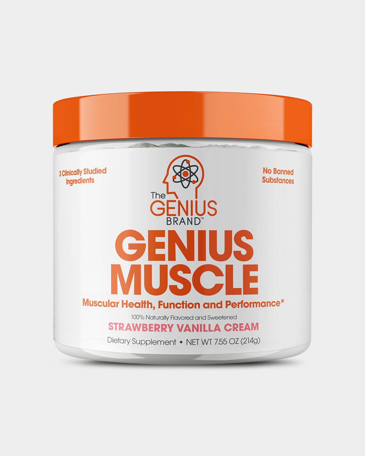 Genius Muscle HMB Powder - Unflavoured (30 Servings)