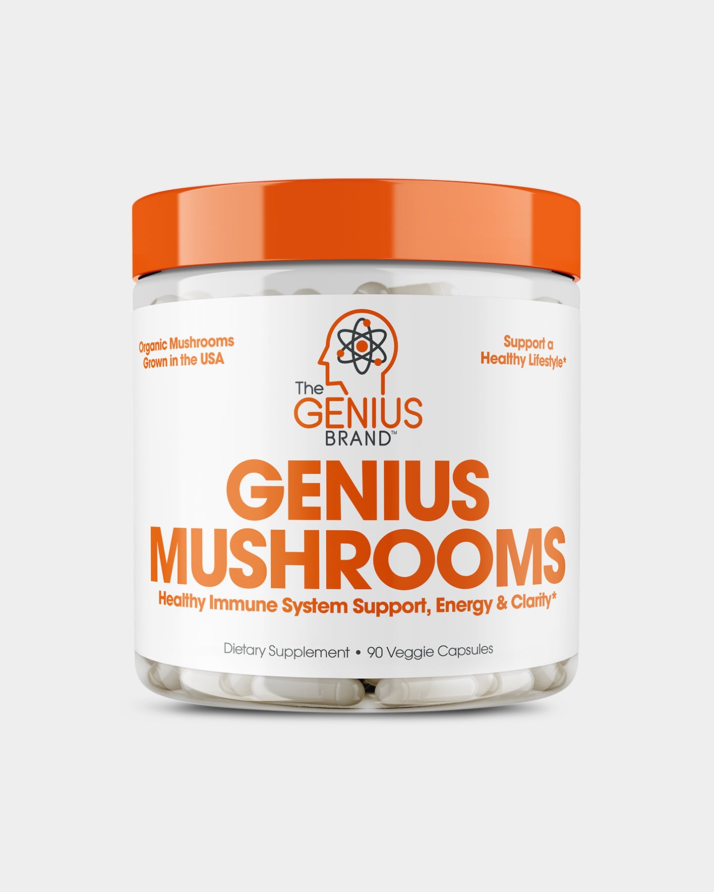 Genius Mushrooms - Unflavoured (90 VCaps)