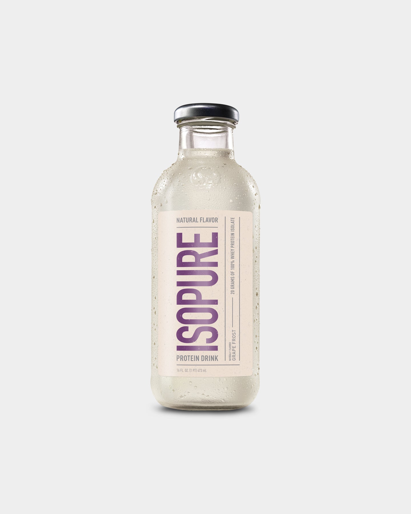 Isopure Natural RTD Protein - Unflavoured (12 Mls)