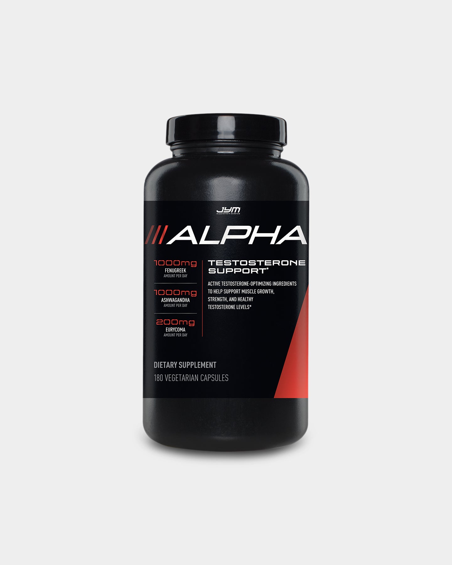 Jym Alpha JYM Test Booster - Unflavoured (180 VCaps)