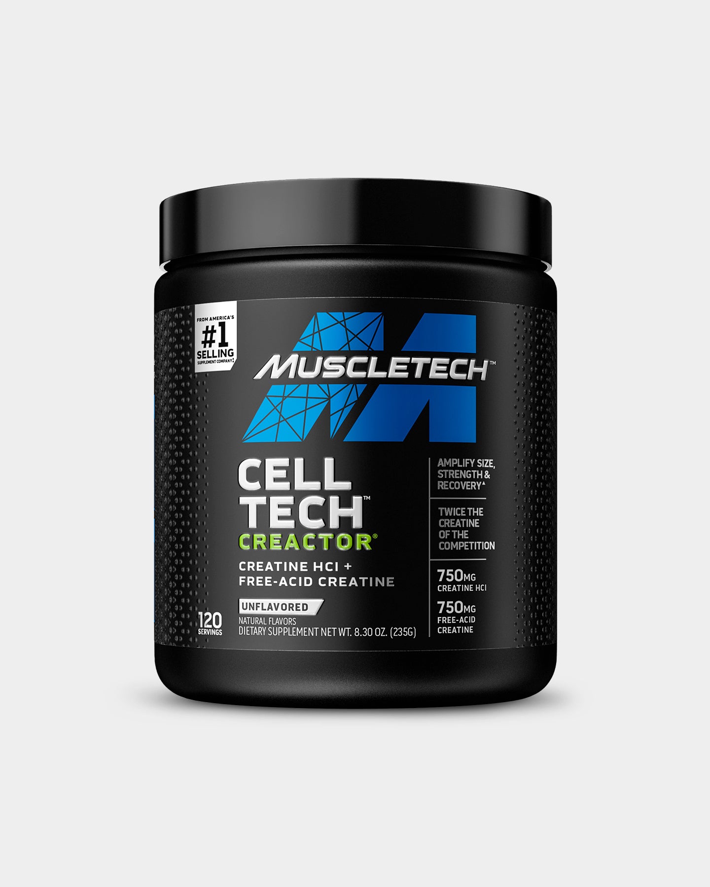 MuscleTech Creactor Creatine HCl - Blue Raspberry (120 Servings)