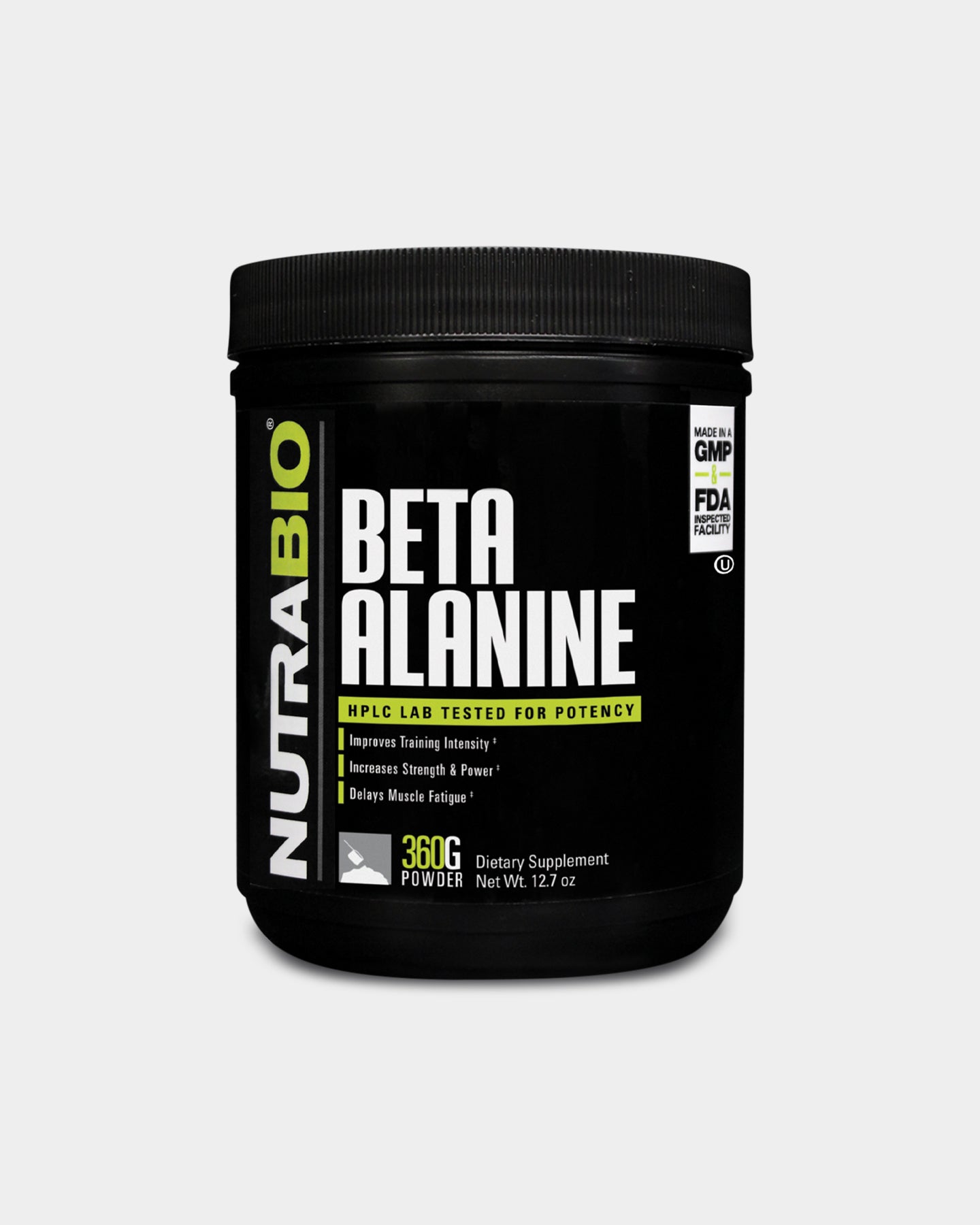 NutraBio Beta Alanine - Unflavoured (320g)