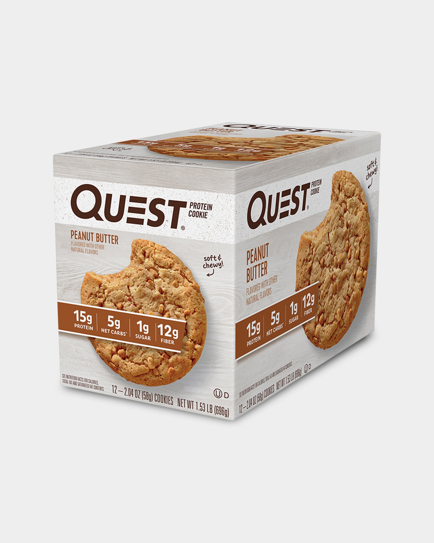 Quest Nutrition Protein Cookie - Chocolate Chip (12 Cookies)