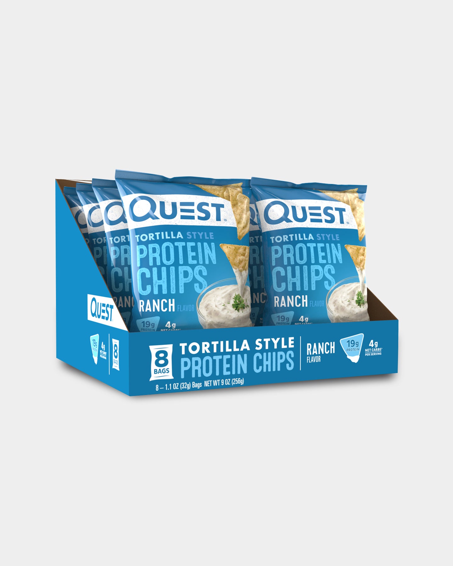 Quest Nutrition Tortilla Style Protein Chips - Loaded Taco (12 Bags)