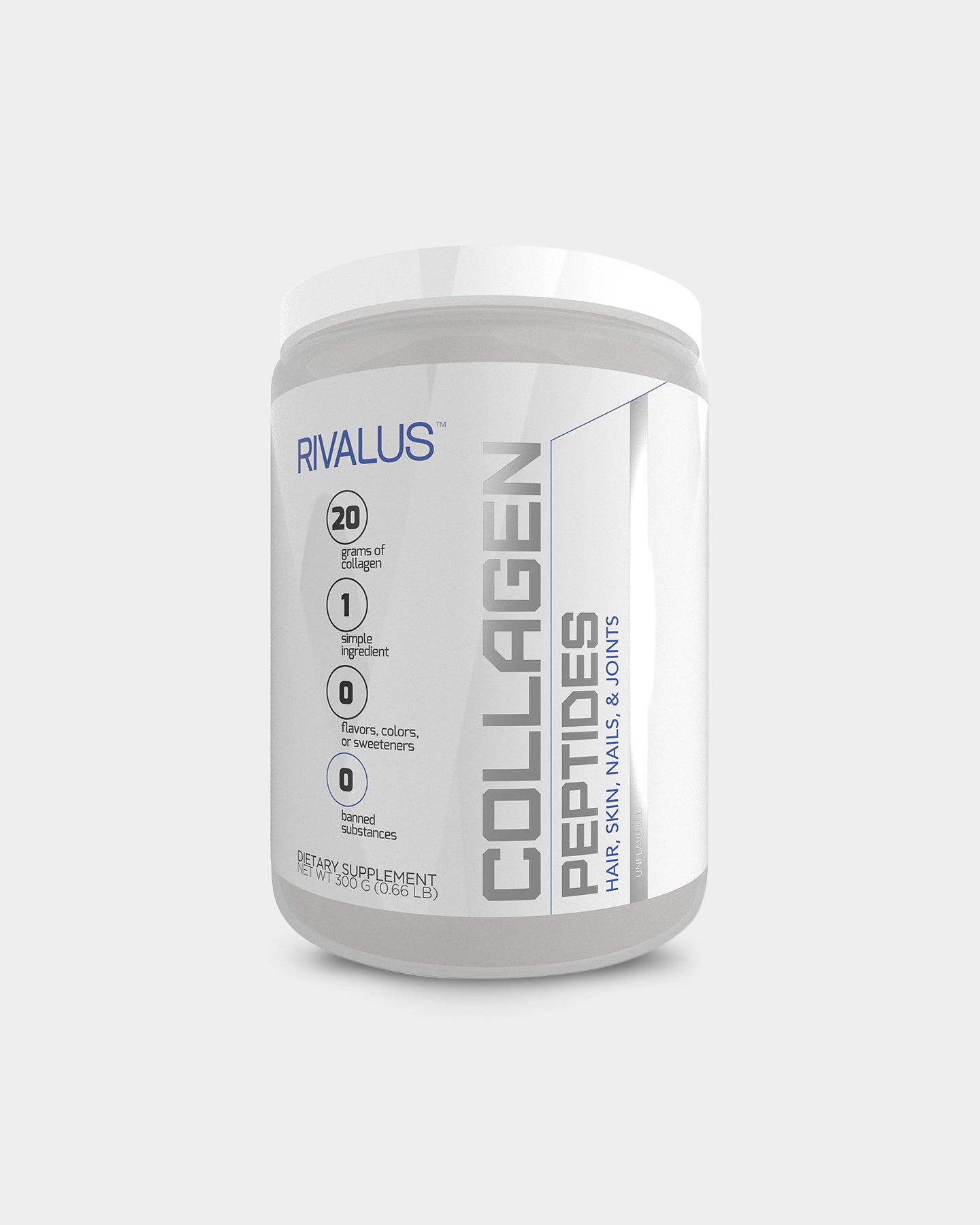 RIVALUS Collagen Peptides - Unflavoured (15 Servings)