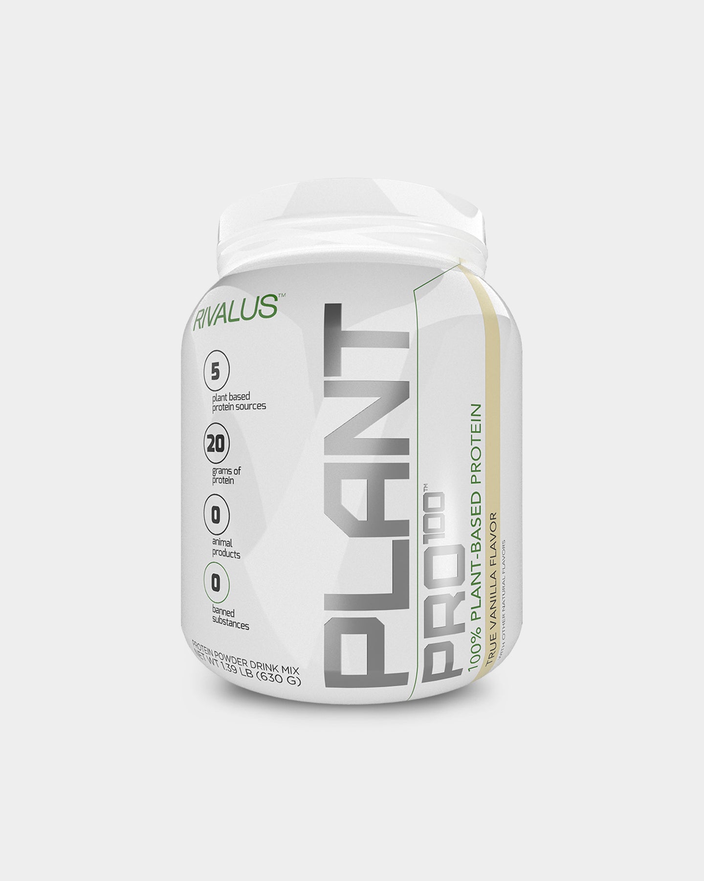 RIVALUS Plant Pro 100 - Pure Chocolate (20 Servings)