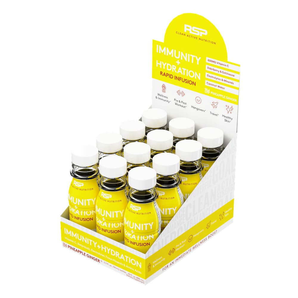 RSP Nutrition Immunity + Hydration Shots - Guava Giner (12 Servings)