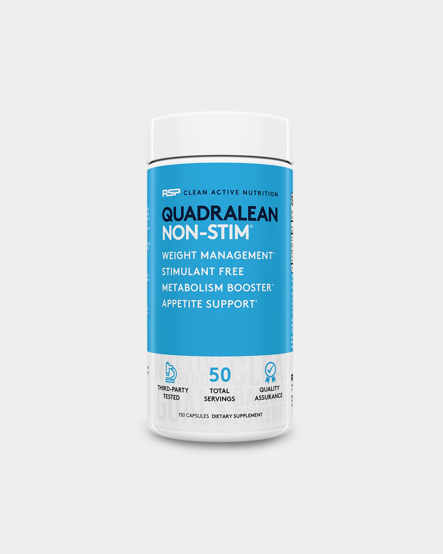 RSP Nutrition QuadraLean Stim-Free Fat Burner - Unflavored (150 Capsules)