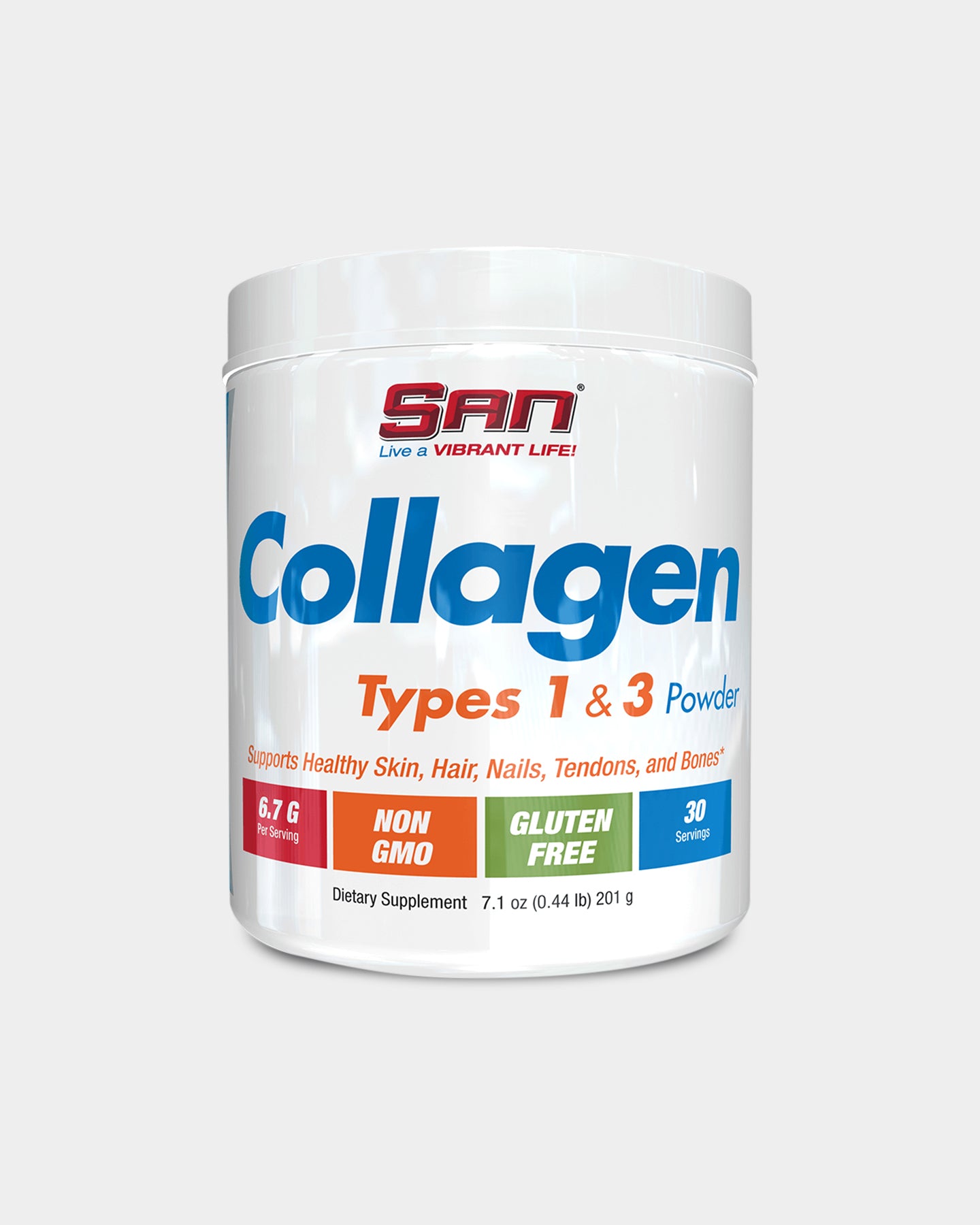 S.A.N. Collagen Types 1 & 3 Powder - Unflavoured (30 Servings)