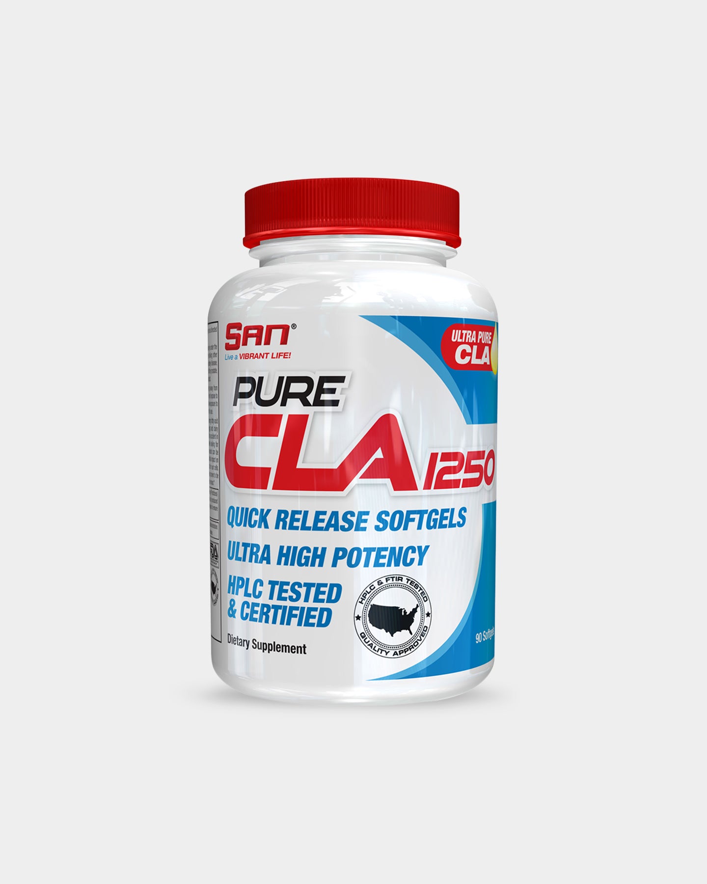 S.A.N. Pure CLA 1250 - Unflavored (180 Capsules)