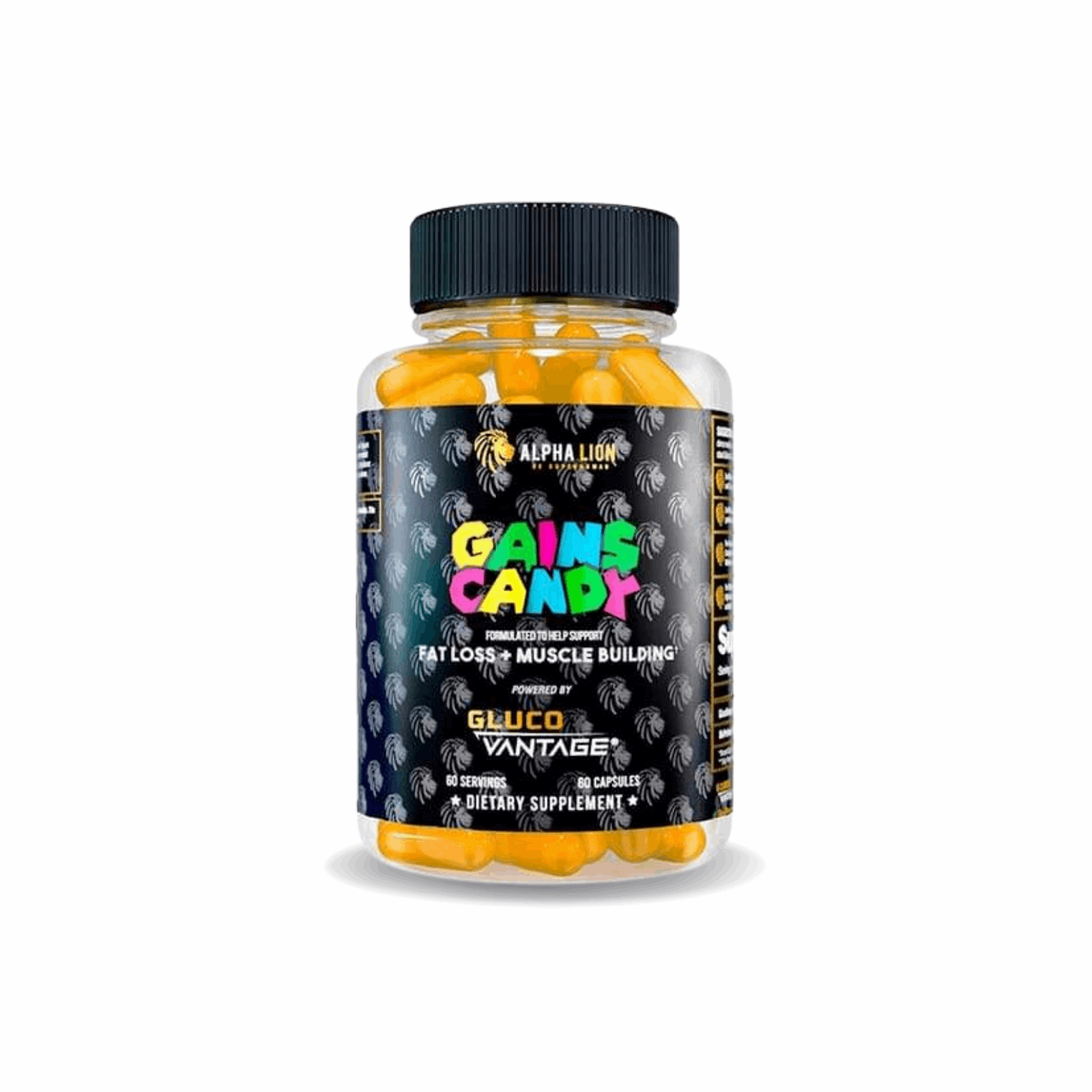 Alpha Lion Gains Candy CaloriBurn - Unflavoured (60 Capsules)