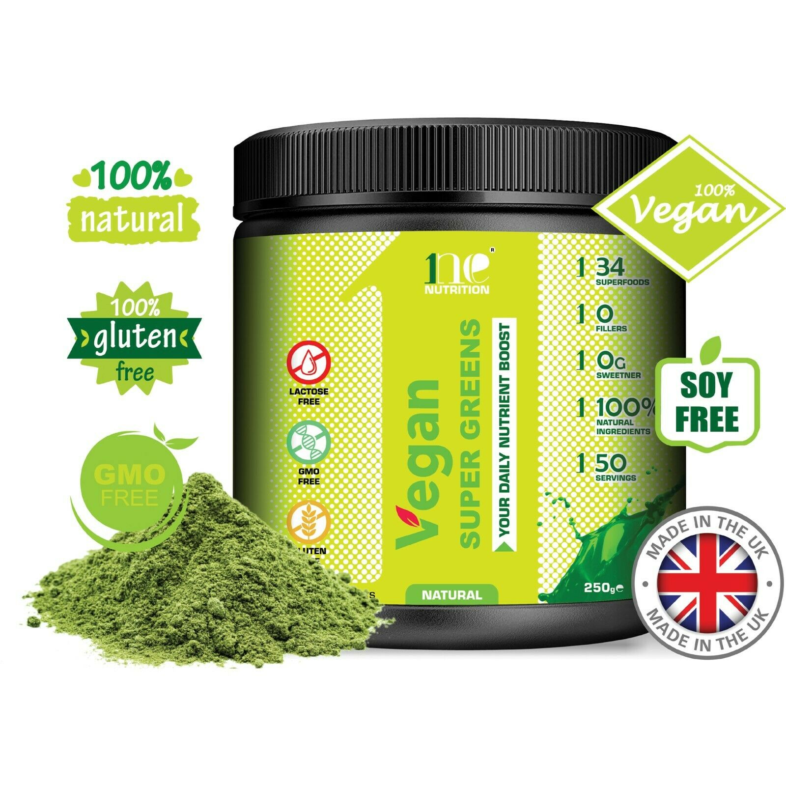 1ne Nutrition Super Greens - Unflavoured (250g)