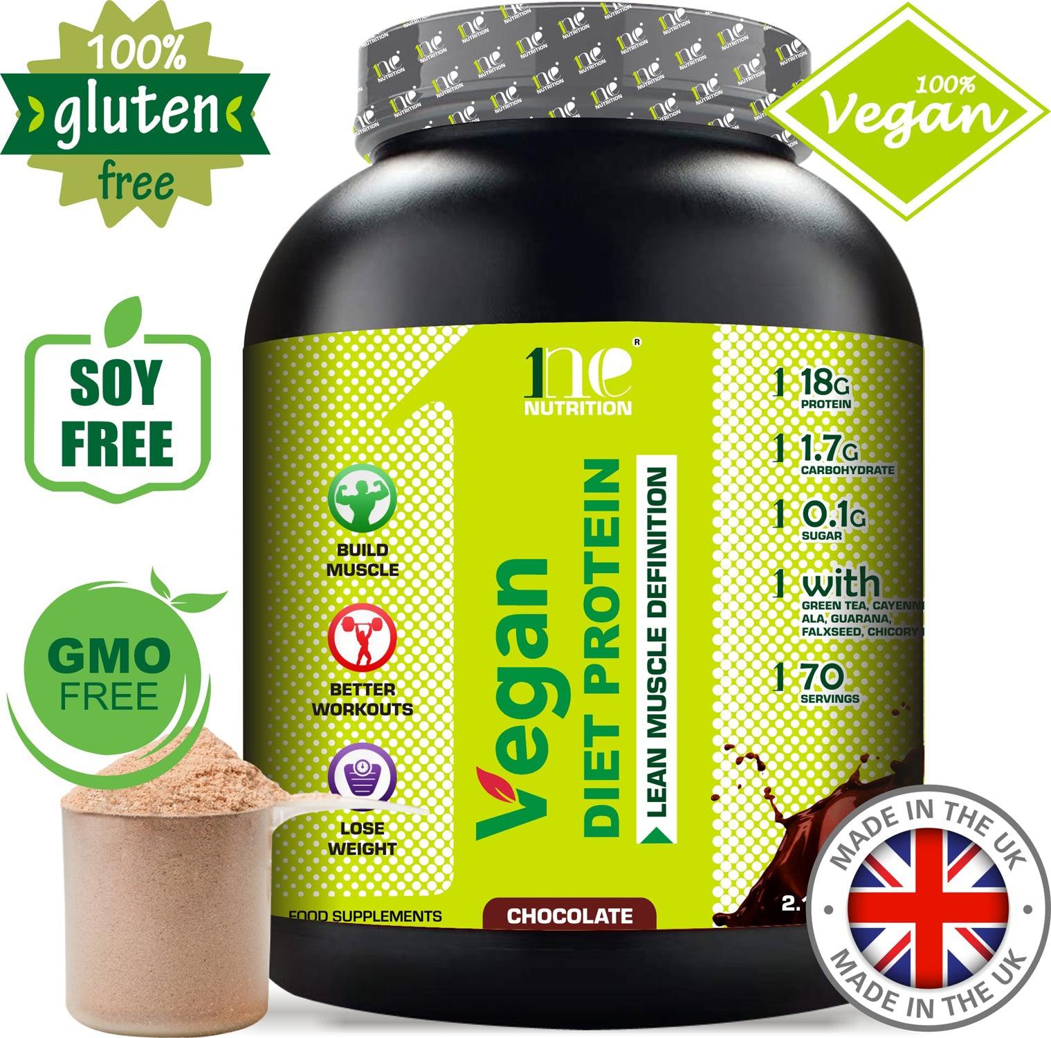 1ne Nutrition Vegan Diet Protein - Chocolate (2.1kg)