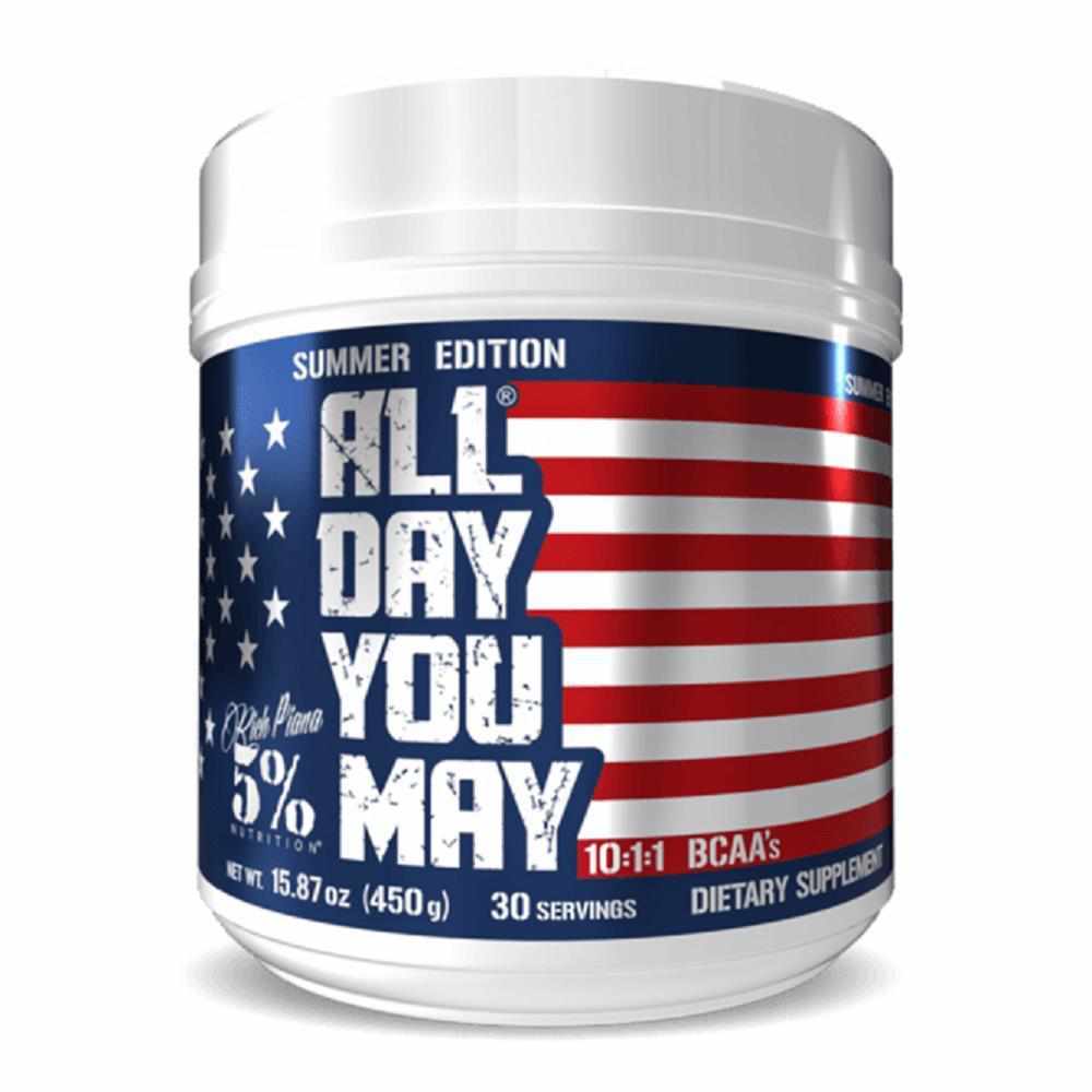 5% Nutrition All Day You May - Blue Raspberry (465g)