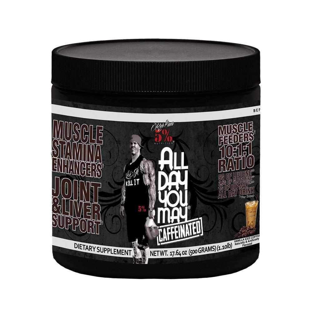 5% Nutrition All Day You May Caffeinated - Fruit Punch (500g)