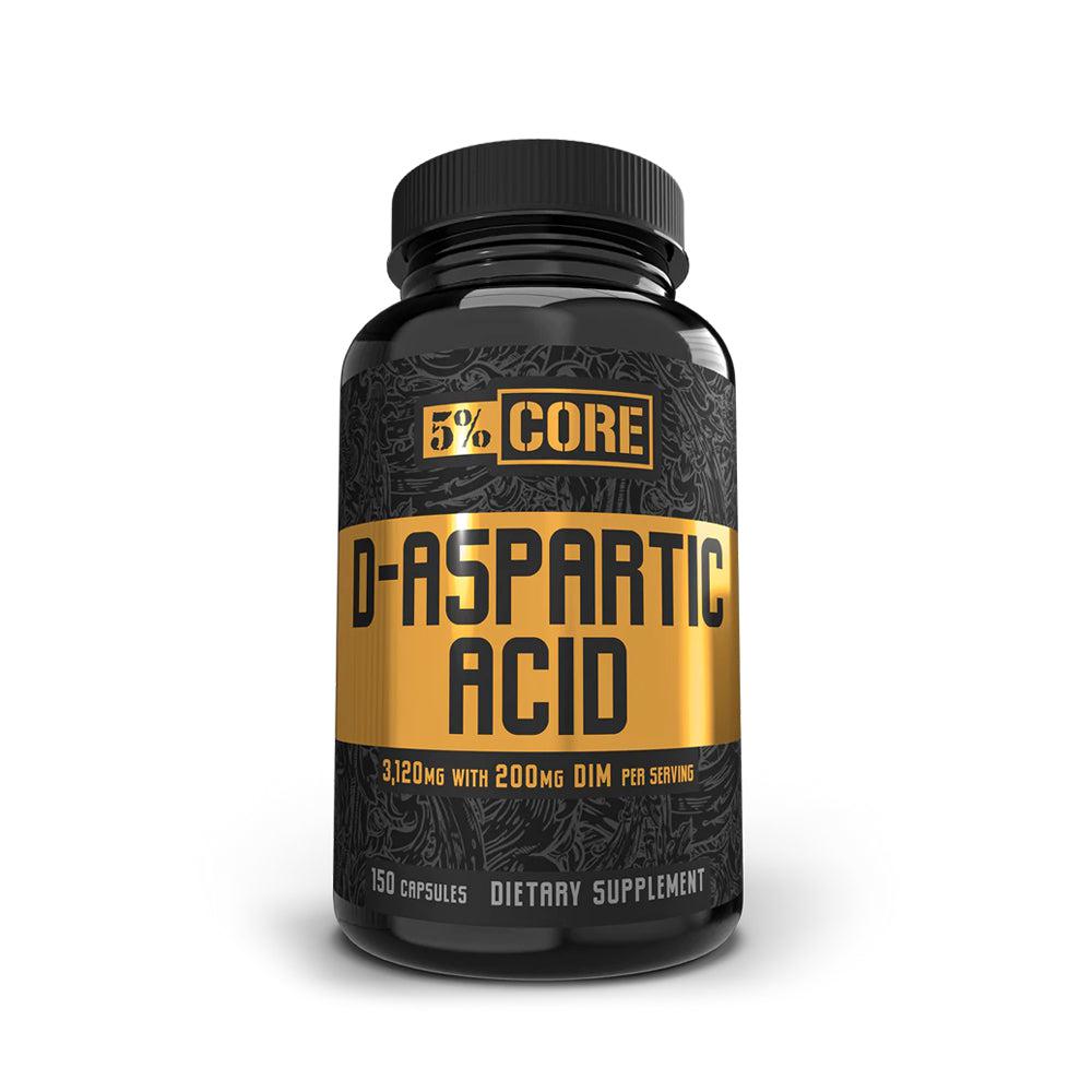 5% Nutrition Core Series D-Aspartic Acid - Unflavoured (150 Capsules)