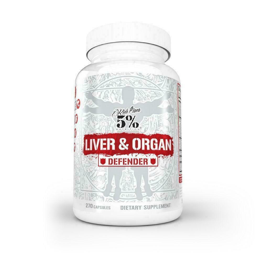 5% Nutrition Liver & Organ Defender Legendary Series - Unflavoured (270 Capsules)