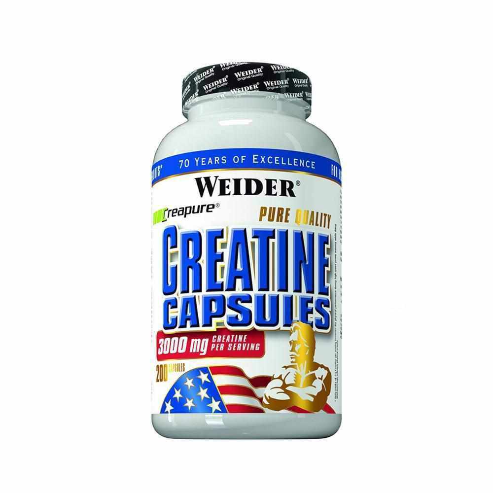 Weider Nutrition Pure Creatine - Unflavoured (200 Capsules)