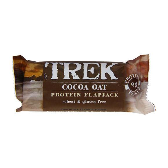 Trek Protein Flapjack - Cocoa & Oat (16 Flapjacks)